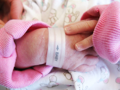 baby hand